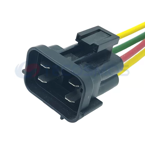 Waterproof Wire Connector Fan Cable Harness Automotive Enclosure Connector for Buick 4pin Male 344074-1 - image 2